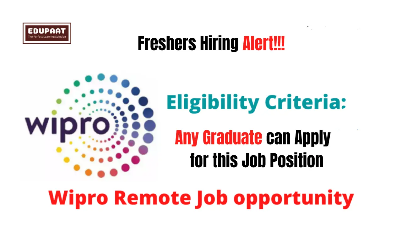 Wipro off Campus Hiring for testing engineer - Any Graduate