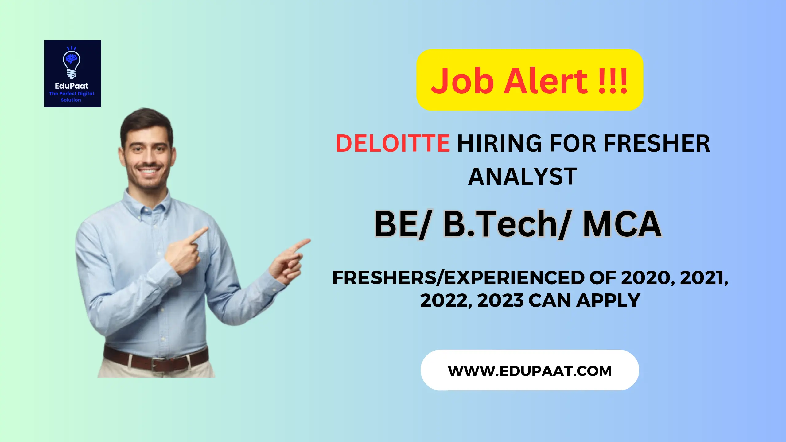 Deloitte Off Campus Hiring Freshers Analyst