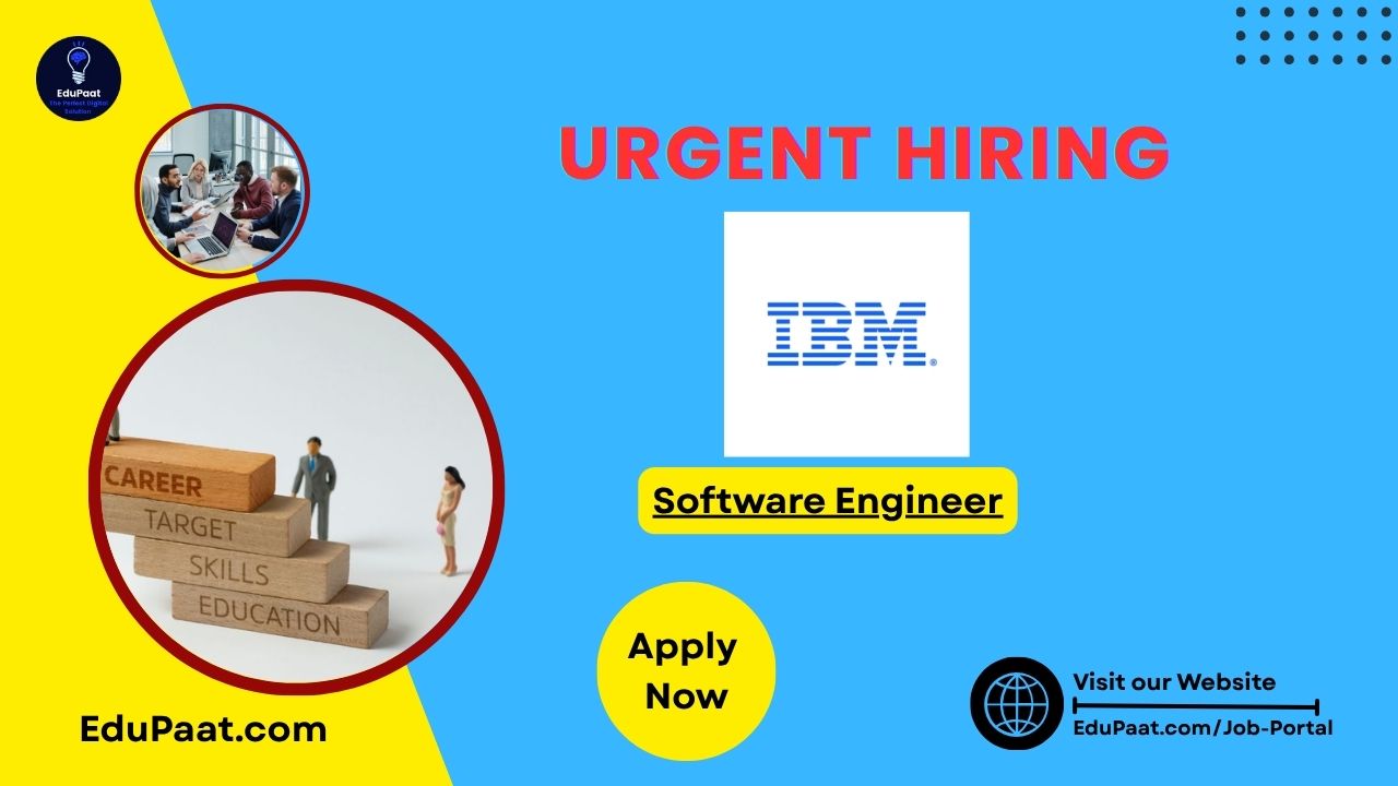 IBM Freshers Hiring for the Software Engineer