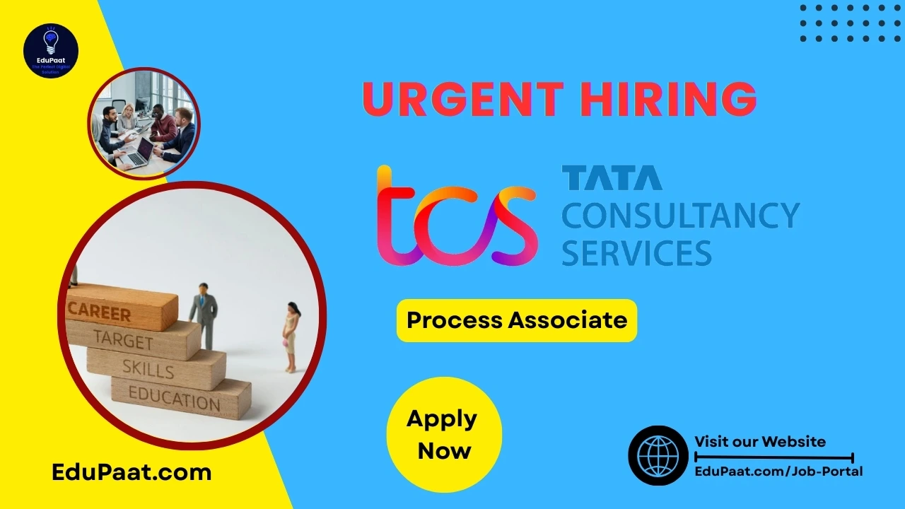 TCS Hiring for Freshers for Position of Process Associate