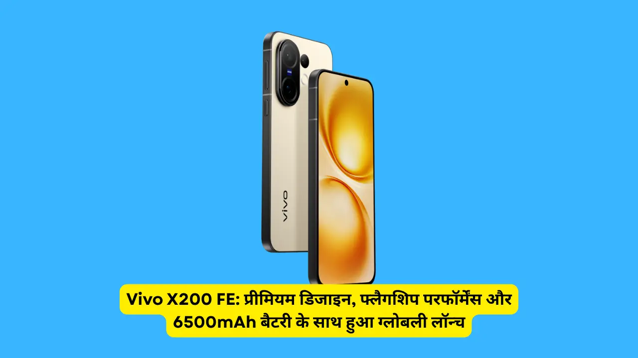Vivo X200 FE: प्रीमियम डिजाइन, फ्लैगशिप परफॉर्मेंस और 6500mAh बैटरी के साथ हुआ ग्लोबली लॉन्च