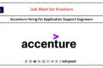 Accenture Hiring for Application Support Engineers