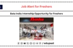 Bata India Internship Opportunity for Freshers